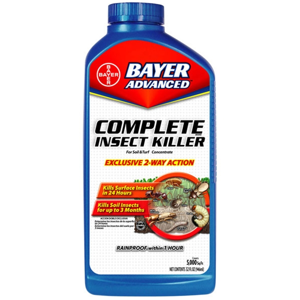 bayer advanced insect control plus fertilizer plant spikes BAYER ADVANCED COMPLETE BRAND INSECT KILLER FOR SOIL & TURF CONCENTRATE - Robstown, Texas