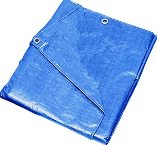 ProSource Medium Duty Blue Tarp (12' x 20', Blue)