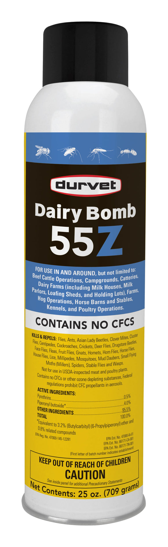 Durvet Dairy Bomb 55Z (25 oz, Case of 6)