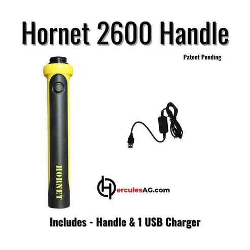 HerculesAG Hornet 2600 USB Rechargeable Livestock Cattle Prod Handle