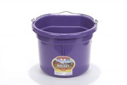 Little Giant 8 Quart Flat Back Plastic Bucket