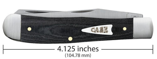 Case Smooth Black Micarta® Trapper (Black Micarta®)