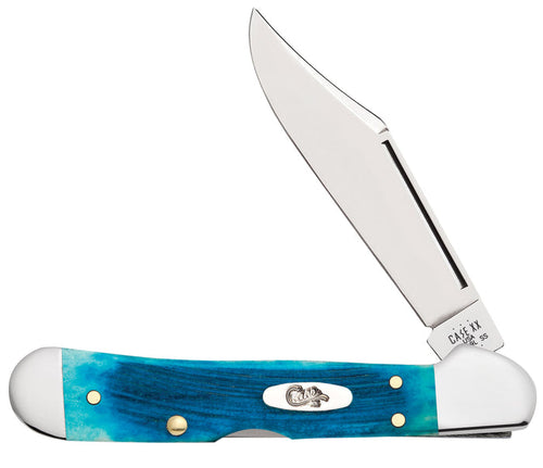 Case Sawcut Jig Caribbean Blue Bone Mini CopperLock®