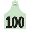 Allflex Global Maxi Numbered Cattle Ear Tags 76-100