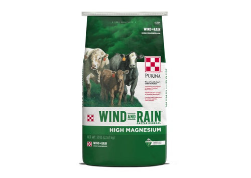 Purina® Wind and Rain® HI-MAG 4 Complete Cattle Mineral