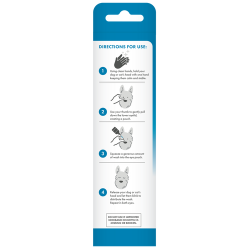 TropiClean HomeVet Soothing Eye Wash for Dogs & Cats