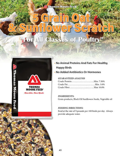 Thomas Moore Scratch Grains w/ Oat & Sunflower
