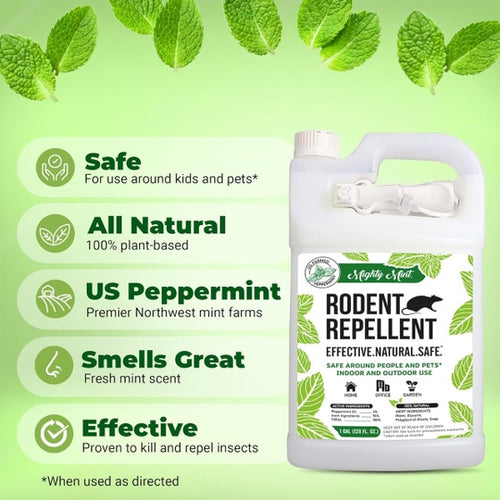 Mighty Mint Peppermint Oil Rodent Repellent Spray