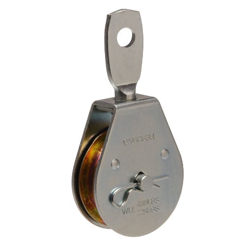 Apex Campbell 2 Heavy Duty Steel Pulley, Single Sheave, Swivel Eye