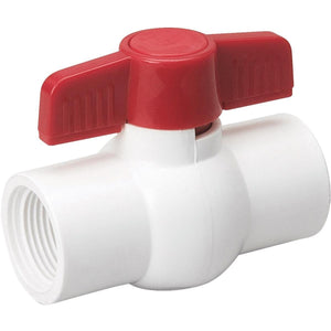 B & K Industries Series 6700WT PVC Ball Valve 1-1/2"
