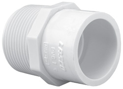 Lasco Fittings ¾ x ½ MPT x Slip Sch40 Reducing Male Adapter