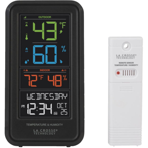 La Crosse Technology Wireless Color Personal Temperature & Humidity Weather Station